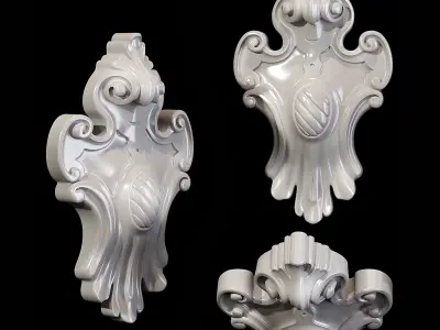 Classic carved 116 3D model