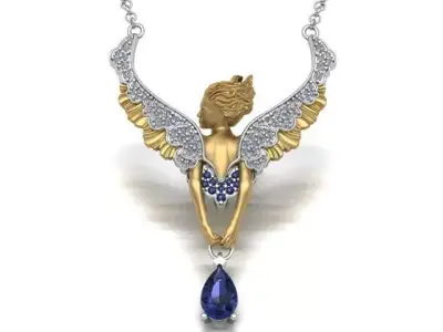 women  necklaces 3D print model