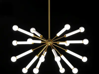 Monroe Down Chandelier Kate Spade  3D model