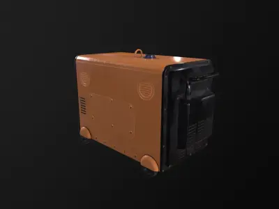 Diesel Generator 3D Model Low-poly 3D model