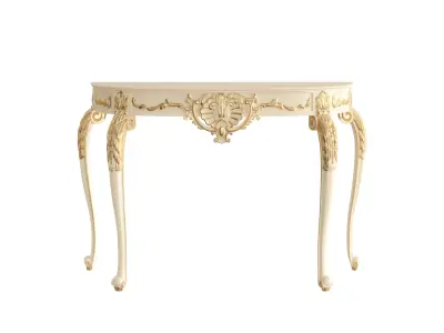 Elegant Victorian Console 3D model
