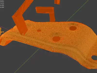 Subaru 5-Speed Manual Transmission Crossmember 41021AC310 3D model