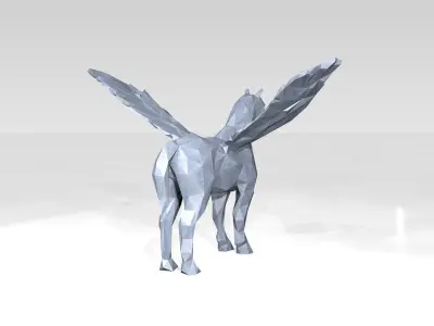 Pegasus Low Poligonal 3D model