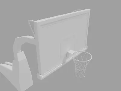 Basketball hoop 3D model