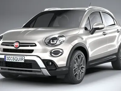 Fiat 500X 2019 3D model