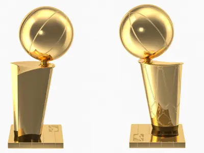 Larry OBrien NBA Championship Trophy 3D model