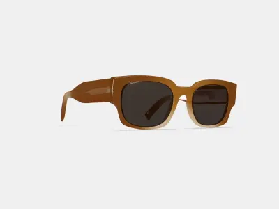 Domingo Sunglasses in Cinnamon Crystal Fade 3D model