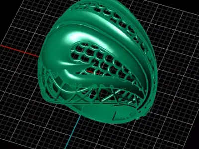 fusion gold ring luxury 3D print model purchase