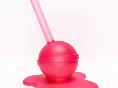 Melt Lollipop toy 3D print model