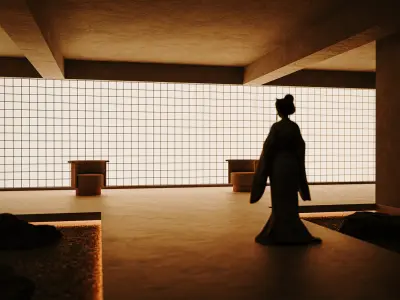 Japanese Dioramas rr 3D model