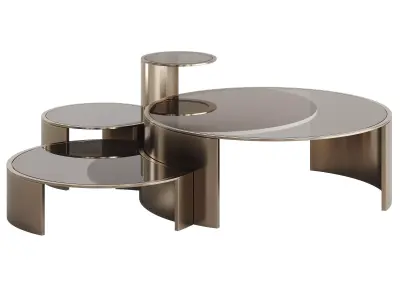 FENDI CONSTELLATION LITE COFFEE TABLE Low-poly 3D model