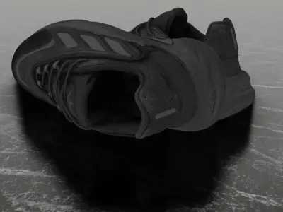 ADIDAS OZWEEGO 3D SHOES - ADIPRENE SERIES - ABSOLUTE BLACK Low-poly 3D model