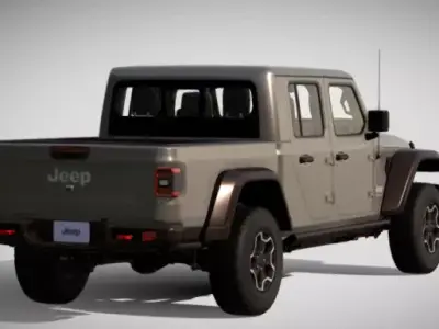 2020 Jeep Gladiator Low-poly 3D model