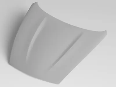 370Z Z34 Hood Exterior Surface Model - 3D Laser-Scanned 3D model