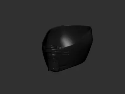 helmet high poly sculpt 3d printable ver 7 3D model 3D model