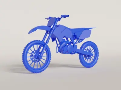 Dirt bike Motorcycle 3d print 3D print model