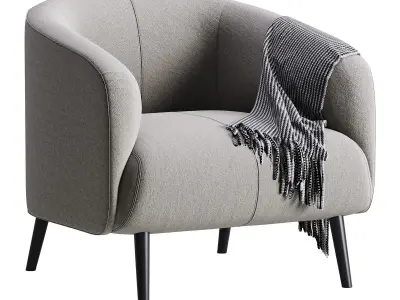 Amalfi Armchair 3D model