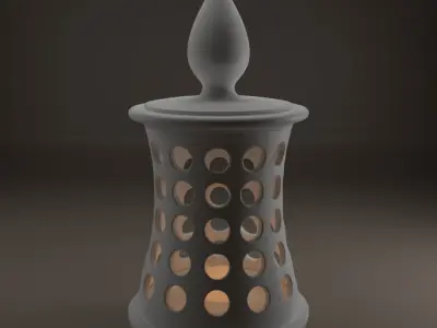 Elegant Lantern STL File for Cozy Home Decoration 3D print model