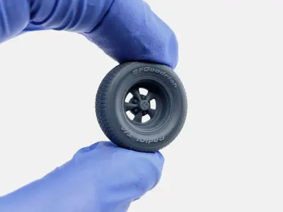 15x8 Cragar SS Wheel BFGoodrich Radial TA Tire 3D print model