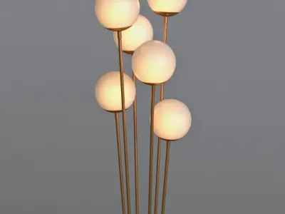 Floor Lamp Tortora 3D model