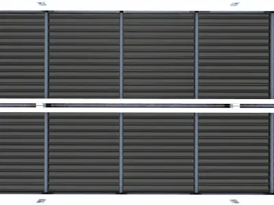 Flare Assist Fan Low-poly 3D model