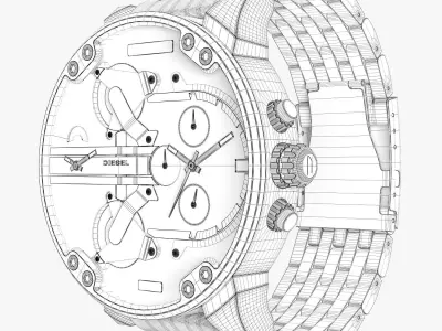  Diesel mr daddy dz 7395 3D model