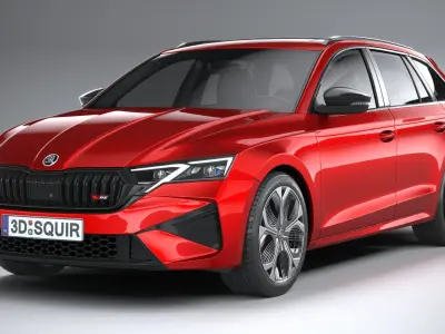 Skoda Octavia RS Combi 2025 3D model