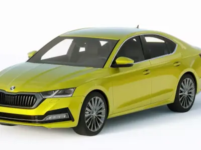Skoda Octavia 2020 3D model