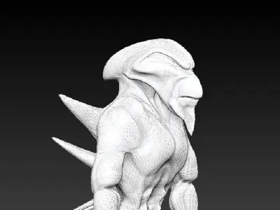Alien creature Free 3D model