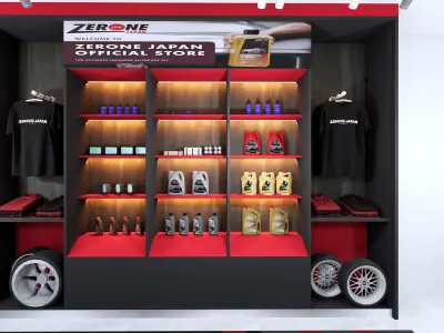 Modern Luxury Car Wash  3D model