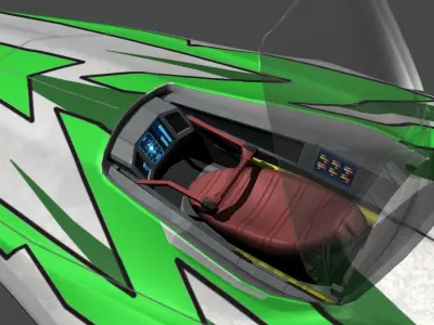 Race Craft Low-poly 3D model