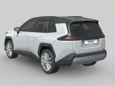 Toyota RAV4 2026 Low-poly 3D model