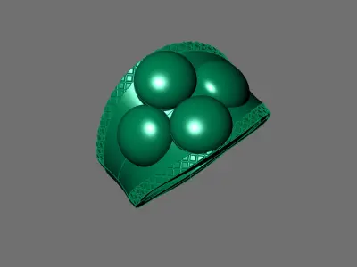 Plain Ring Women Ready STL 3DM Models Womens Rings 3D models 3D print model 69