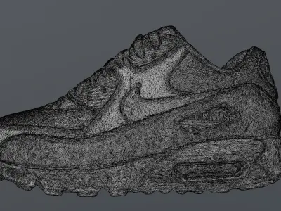 NIKE AIR MAX 90 SCULPTURE 3D model