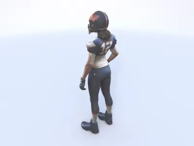 Football 3D model