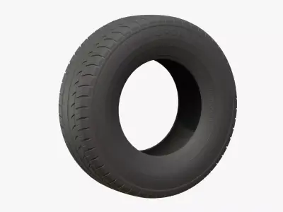 Generic Tire 01 Low-poly 3D model