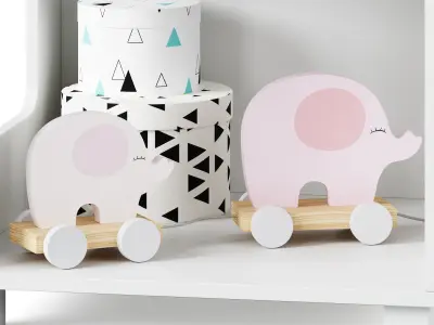 MINU 3 Level Bookshelf by Minime 3D model