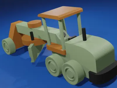 road mixer 3D model