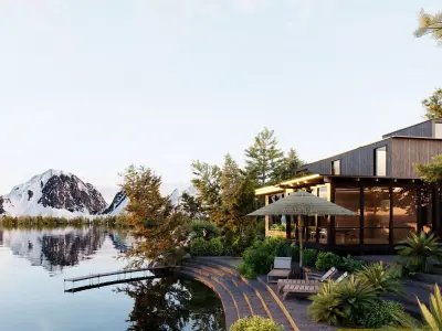 NEO Villa Exterior Design and Interior 3D model