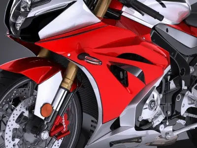 Generic Sport Bike 2017 3D model