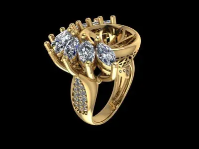 JEWELRY RING 3D print model 38