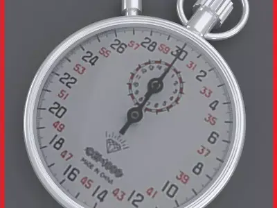Stopwatch 3D model