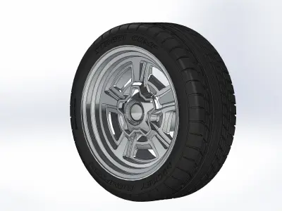 Custom wheels American Racing Marauder for scale model  3D print model