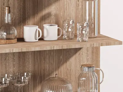 Kitchen tableware-H40-zara set 3D model