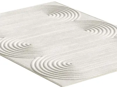 Lotus Carl Rug 3D model