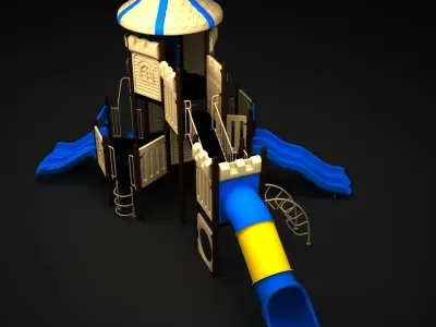 Outdoor Castle 3D model
