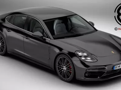 Porsche Panamera Turbo 2017 3D model