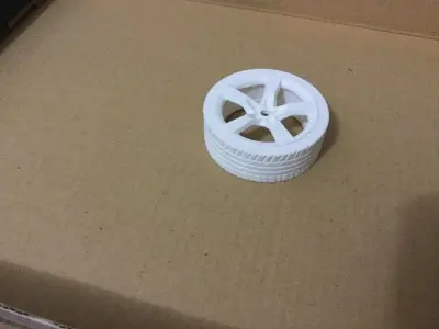 1-12 scale Camaro tyre and rims 3D print model