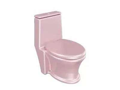 Fabulous Sanitary Ware Low-poly 3D model