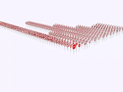 Traffic Regulation Signs - Complete 3D Library - 489 Models 3D model